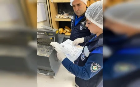 Manisa’da 5 İlçede Eş Zamanlı Gıda Denetimi: 120 İşletme Kontrol Edildi, 2’sine Tutanak Tutuldu