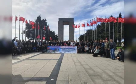 Ankara Oto Sanatkârlar Odası’ndan Çanakkale’ye Anlamlı Gezi: Esnaf Camiası Tarihle Buluştu