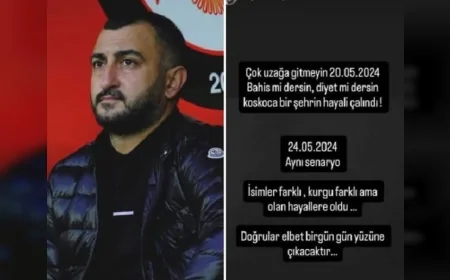 Oğuzhan Yalçın’dan Bahis İsyanı: “Koskoca Bir Şehrin Hayali Çalındı”