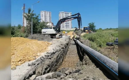 Ordu Büyükşehir Belediyesi 6,5 Yılda 2 Bin 26 Kilometrelik İçme Suyu Hattı Tamamladı