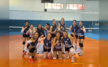 Elazığ Belediyespor Kadın Voleybol Takımı 6’da 6 Yaparak Liderlik Koltuğuna Yerleşti