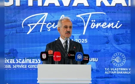 Ulaştırma ve Altyapı Bakanı Abdulkadir Uraloğlu: “Divriği Hava Kampüsü ile Türkiye’deki hava kampüsü sayısını 14’e çıkardık”