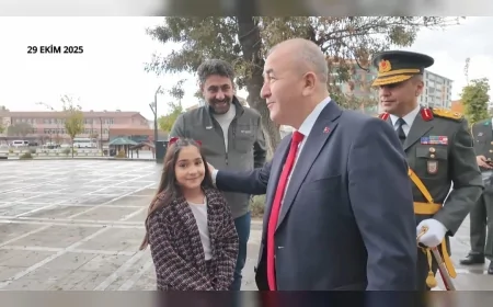 Elazığ Valisi Numan Hatipoğlu: “Geleceğin Valisi Eylül Mina’nın Gözlerindeki İnanç Cumhuriyet Coşkumuzu Pekiştirdi”