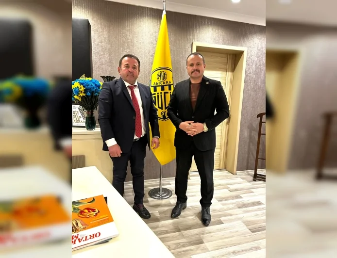 İsa Yalçın’dan MKE Ankaragücü Başkanı Nuri Muhammet Yaman’a Hayırlı Olsun Ziyareti
