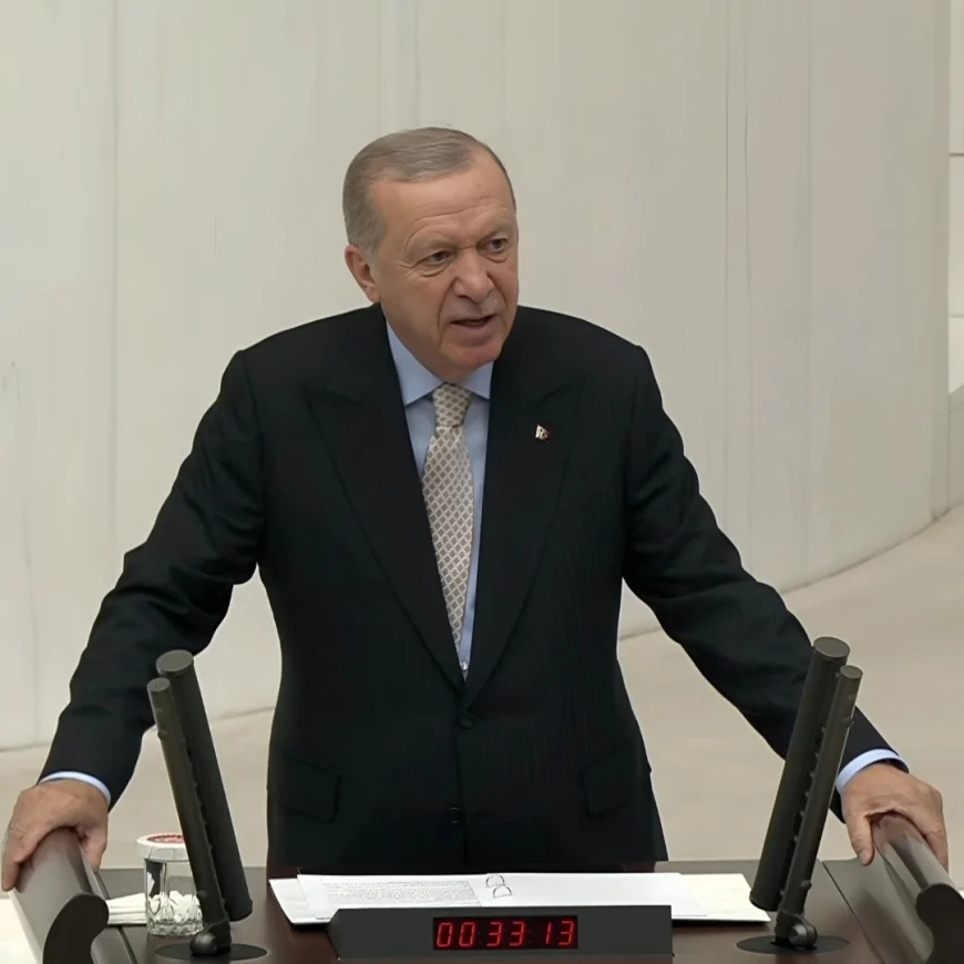 TBMM 28. Dönem 4. Yasama Yılı açılışında Erdoğan’dan Filistin, ekonomi ve “Terörsüz Türkiye” vurgusu: “Hepimiz biriz, beraberiz”