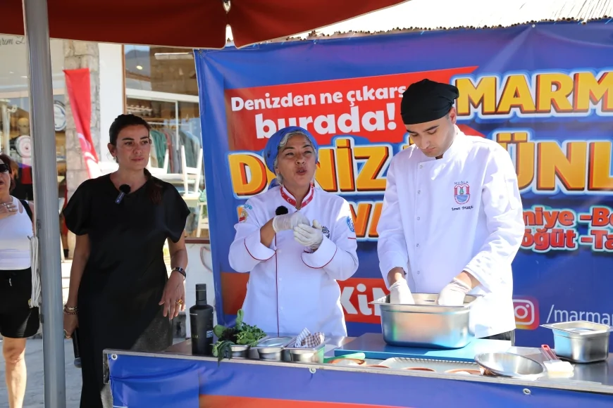 Marmaris’te Türkiye’nin İlk Deniz Ürünleri Festivali Renkli Etkinliklerle Başladı