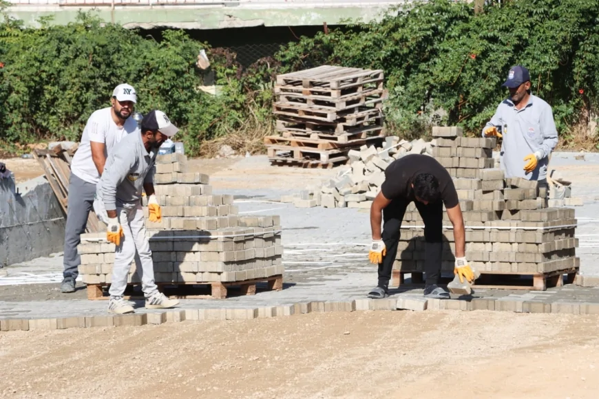 Yalova’da Dere Mahallesi’nde parke yol çalışmaları hızla sürüyor