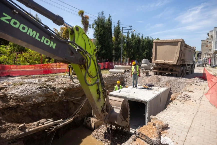 Bayraklı Tepekule’de 70 milyon liralık yatırımla taşkın riski ortadan kaldırıldı