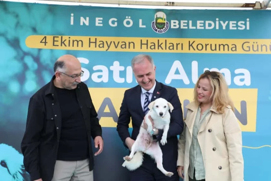İnegöl’de 7200 m²’lik yeni hayvan yaşam alanı kuruluyor, kamu kurumları sahiplenme kampanyasına katıldı