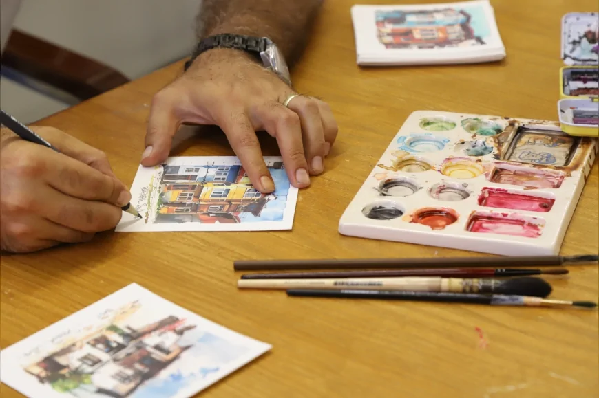 Eskişehir’de Sanat Sokağı ve Avlu Sanat Kompleksi sanatseverlerin buluşma noktası oldu