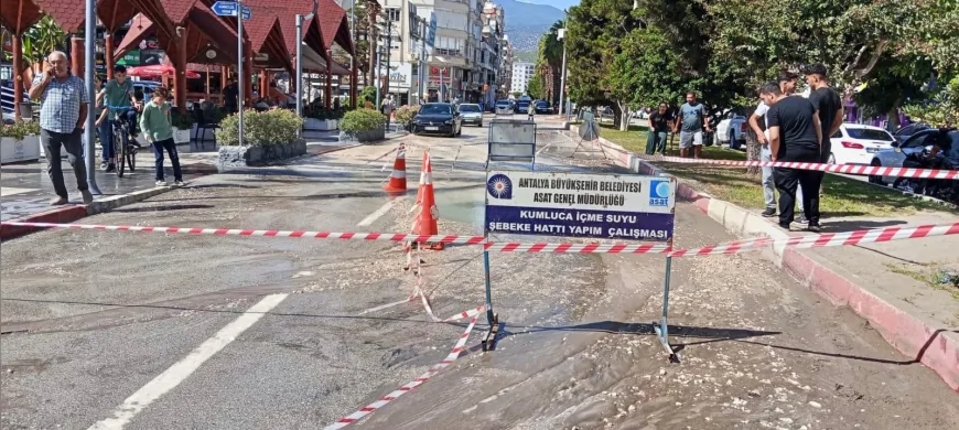 Kumluca Meydan Mahallesi’nde içme suyu hattı tamamen yenilenecek, arızalar kalıcı olarak çözülecek