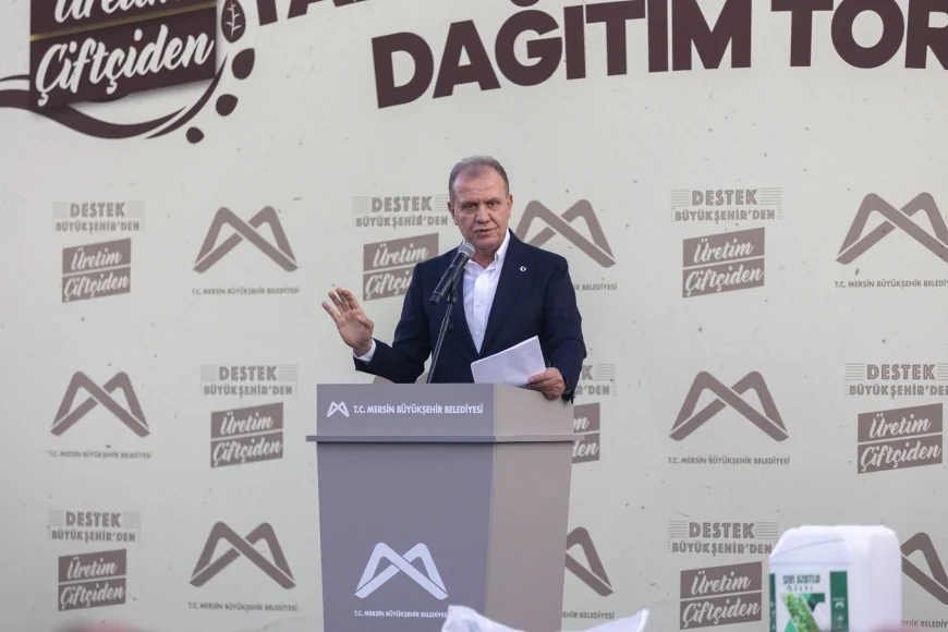 Başkan Vahap Seçer: “Adaletsizliği toprağın 7 kat dibine gömdük, üretim ve çiftçi bizim için kutsaldır”
