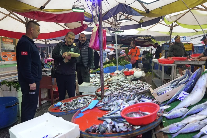 Eskişehir’de balık satış yerlerine ortak denetim: Ruhsatsız işletmelere ceza kesildi