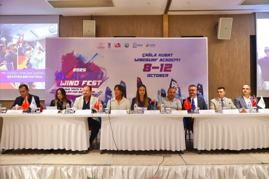 Alaçatı Windfest 2025 başladı: 13 ülkeden sporcular “Doğa İçin Yarışıyor”