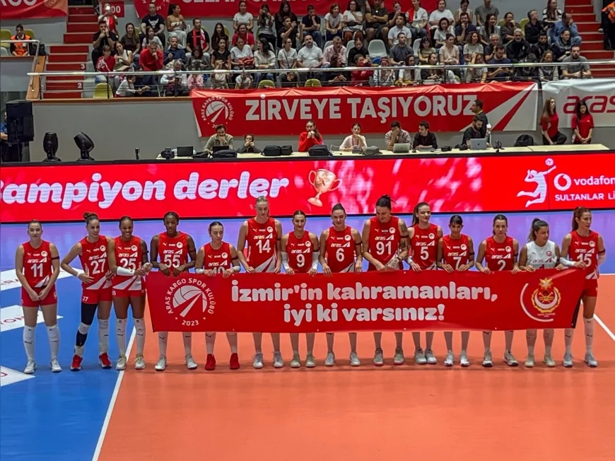 Aras Spor’dan İzmir İtfaiyesi’ne anlamlı teşekkür: “Yeşili, toprağı, havası ve suyu tertemiz bir İzmir için”