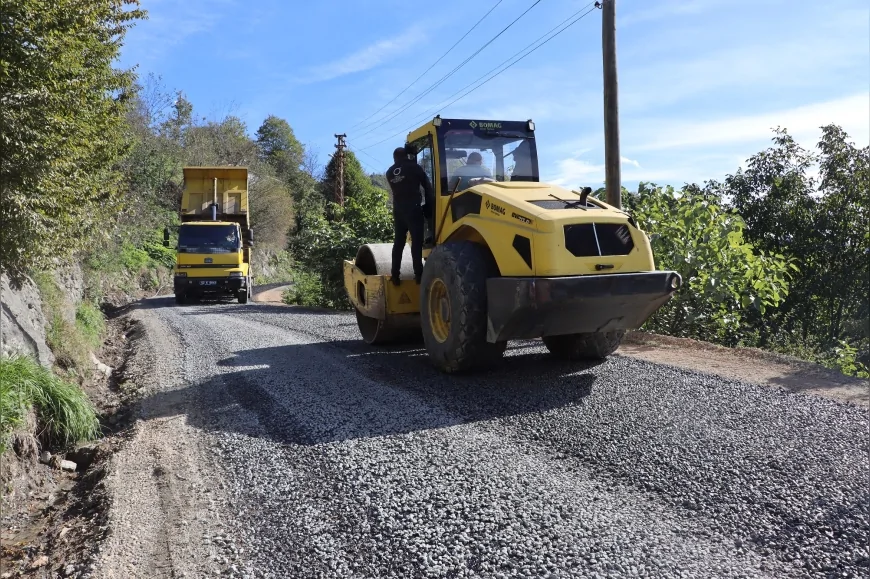 Altınordu Gümüşköy’de asfalt sevinci: 3,3 kilometrelik yol Çambaşı Yaylası’na alternatif ulaşım sağlayacak
