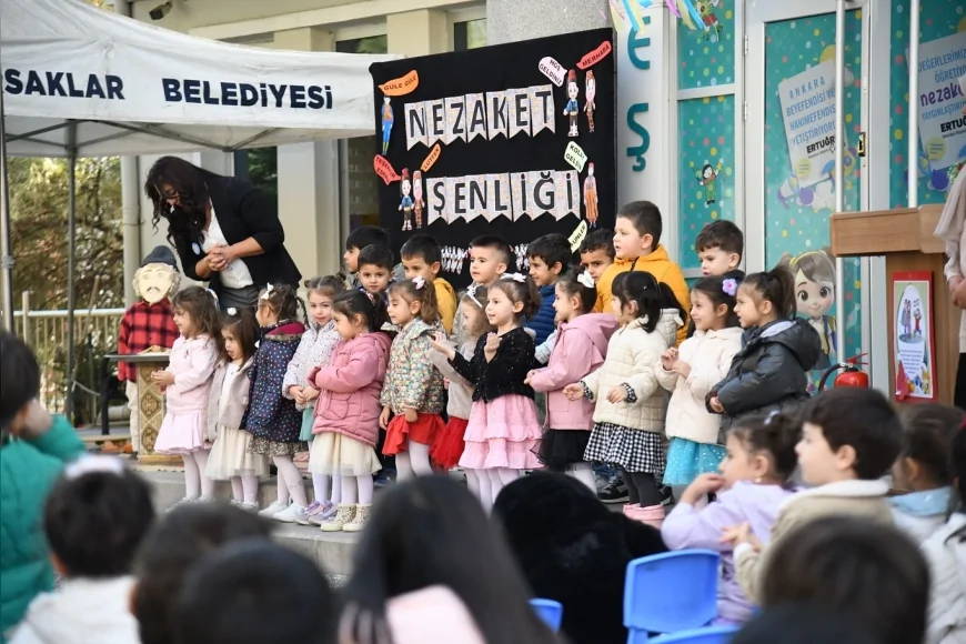 Pursaklar’da Minik Yürekler Nezaketle Büyüyor