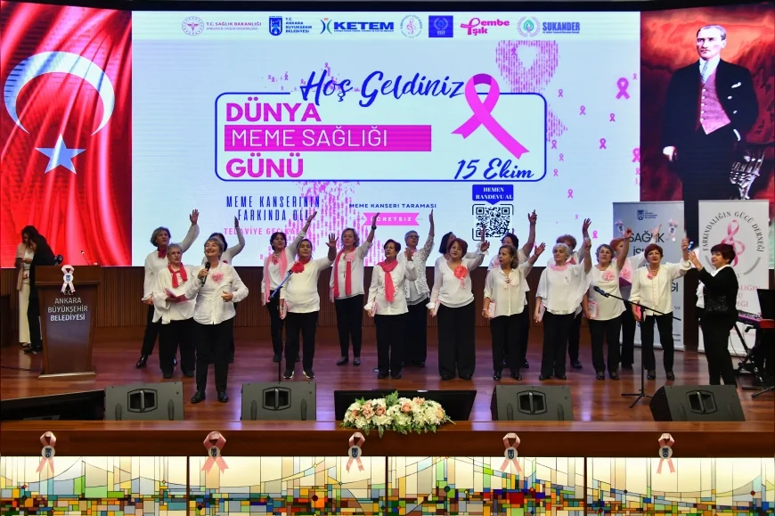 Ankara Büyükşehir Belediyesi’nden “Dünya Meme Sağlığı Günü”ne Özel Farkındalık Etkinliği