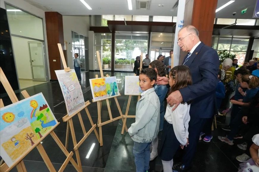 Gaziemirli Minik Ressamlar İklim Krizine Dikkat Çekti: “Suyumuzu Korumalıyız”