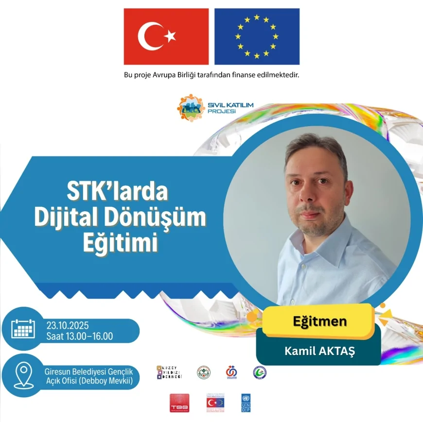Giresun Belediyesi’nden Sivil Toplum Kuruluşlarına Dijital Dönüşüm Eğitimi