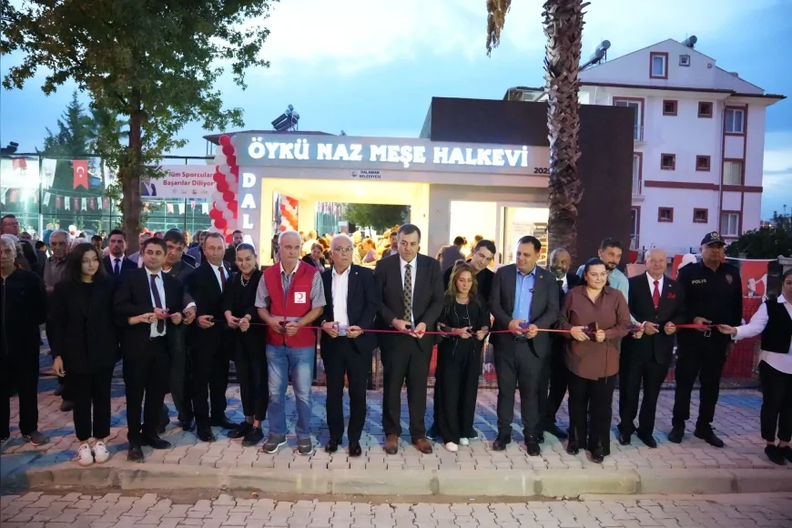 Dalaman’da Öykü Nas Meşe Halkevi ve Merkez Mahallesi Muhtarlık Binası Törenle Hizmete Açıldı