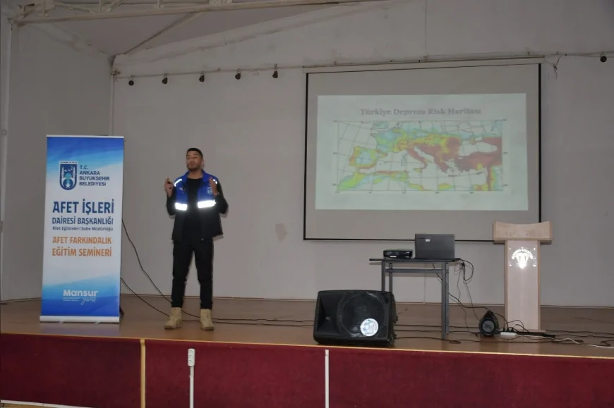 Ankara Büyükşehir Belediyesi’nden Haymana’da Afet Farkındalık Eğitimi: Toplumsal Dayanıklılık Vurgusu