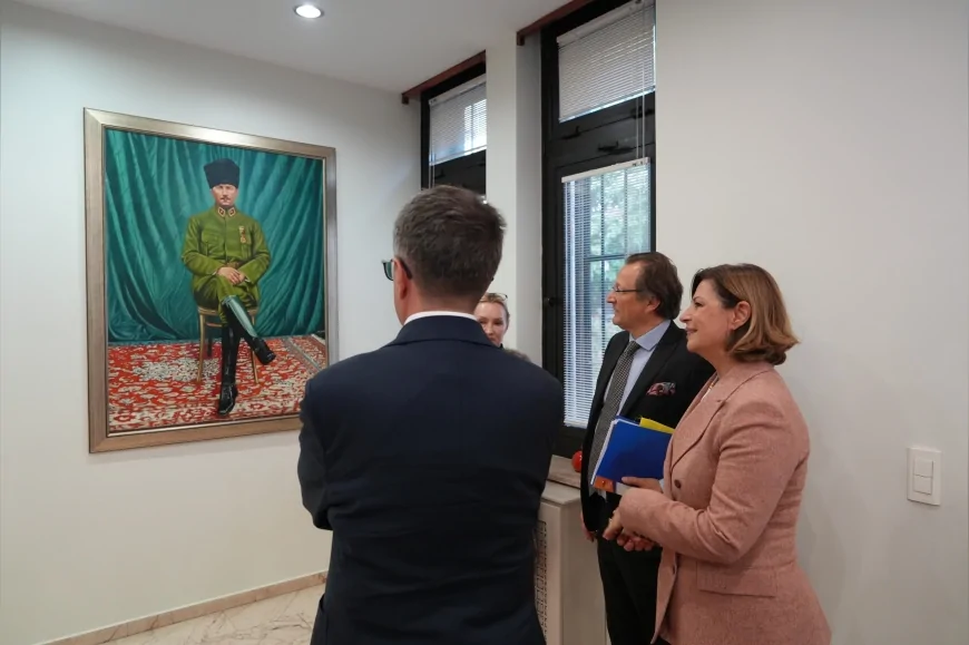 Belçika Heyetinden Başkan Ünlüce’ye Ziyaret: Eskişehir’in Yatırım Potansiyeli Görüşüldü