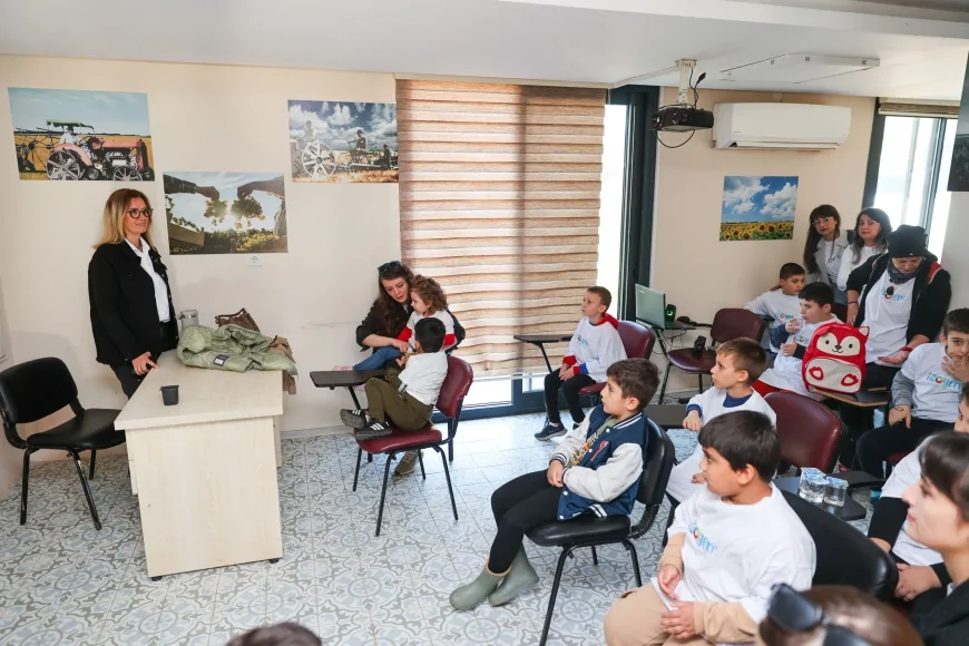 Buca’nın Kızılçullu Tarım Okulu’nda Otizmli Çocuklara Doğayla İç İçe Öğrenme Deneyimi