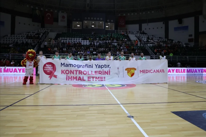 Göztepe Basketbol Takımı “Bir Sonraki Durak: Mamografi” Kampanyasıyla Parkede Farkındalık Mesajı Verdi