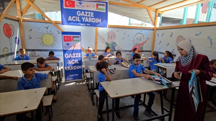 İnsan Vakfı Gazze’de Yardımlarını Sürdürüyor: “Gazze’nin Geleceği İnsanlığın Geleceğidir”