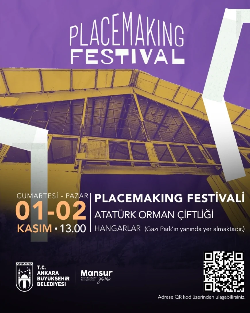 Ankara Büyükşehir Belediyesi Atatürk Orman Çiftliği’ndeki Tarihi Hangarları Yeniden Açıyor: Başkent PlaceMaking Festivali ile Yeni Kültür Sanat Alanına Kavuşuyor