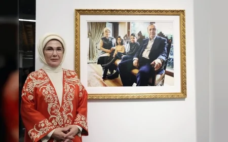 Cumhurbaşkanı Recep Tayyip Erdoğan’ın Eşi Emine Erdoğan: “VakıfBank Sanat Galerisi’nin Hayırlara Vesile Olmasını Diliyorum”