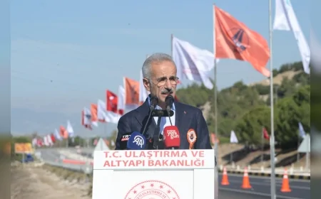 Ulaştırma ve Altyapı Bakanı Abdulkadir Uraloğlu: “92 kilometrelik Burdur-Tefenni-Çavdır Yolu ile seyahat süresini 15 dakika kısalttık”