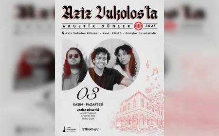 Aziz Vukolos Kilisesi’nde “Akustik Günler” Başlıyor: Kasım ve Aralık Ayları Boyunca Ücretsiz Konserler