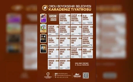 Ordu Büyükşehir Belediyesi Karadeniz Tiyatrosu 61. Yılında Kasım Ayı Boyunca Ordu, Fatsa ve Kırşehir’de Perdelerini Açıyor