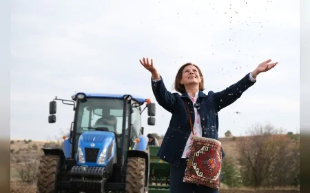 Eskişehir Büyükşehir Belediyesi 5 Bin Yıl Sonra Ata Yadigârı Kavılca Buğdayını Yeniden Toprakla Buluşturdu