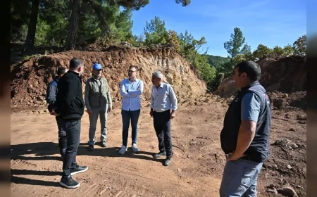 Manisa Büyükşehir Belediyesi Gördes Malaz Mahallesi’ne 35 Bin Metreküplük Tarımsal Sulama Göleti Kazandırdı