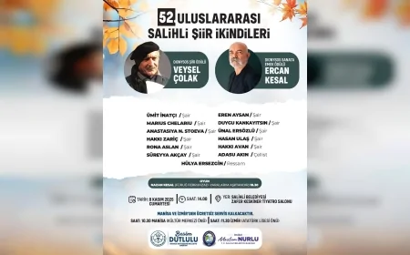 Salihli Belediyesi 52. Şiir İkindileri’nde Şiir ve Sanat Tutkunlarını Buluşturuyor