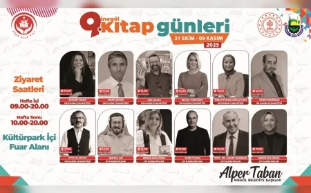 İnegöl Belediyesi 9. Kitap Günleri’nde Son Hafta Sonu: 12 Yazar Söyleşi ve İmza Günlerinde Okurlarla Buluşacak