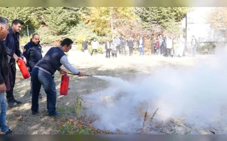 Elazığ Belediyesi İtfaiye Müdürlüğü’nden Özel Gereksinimli Çocuklara Yangın Güvenliği Eğitimi