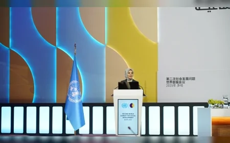 Aile ve Sosyal Hizmetler Bakanı Mahinur Özdemir Göktaş: “Sosyal kalkınmayı insan merkezli yeni bir küresel dayanışma ruhuyla yeniden tanımlamalıyız”