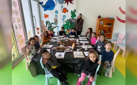 Yalova Belediyesi’nden Miniklere “Kahve Kokulu Resimler” Atölyesiyle Sanat Dolu Bir Gün