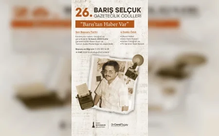 26. Barış Selçuk Gazetecilik Ödülleri’nde Başvurular 14 Kasım’da Sona Eriyor
