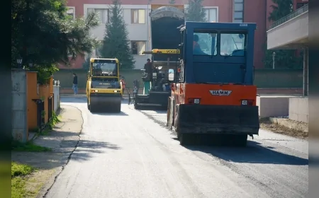 Giresun Belediyesi Asfalt Seferberliği Gaziler Mahallesi’nde Devam Ediyor