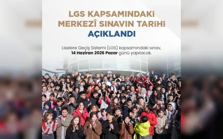 Millî Eğitim Bakanı Yusuf Tekin: “LGS Kapsamındaki Merkezî Sınav 14 Haziran 2026 Pazar Günü Yapılacak”