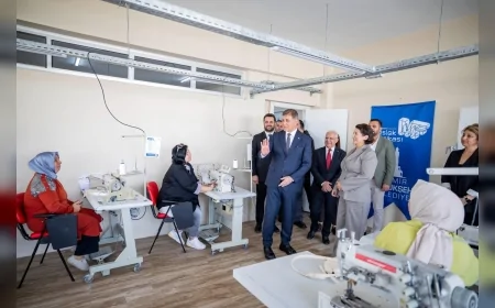 İzmir Büyükşehir Belediyesi’nden Sanayi Sitesinde Bir İlk: İşsizliğe Karşı Meslek Fabrikası Kurs Merkezi Açıldı