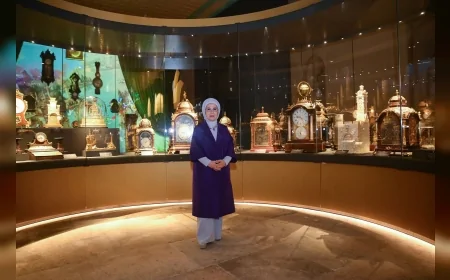 Emine Erdoğan: “Topkapı Sarayı’nda Zaman ve Sanat Müzesi’nin düşünceye, sanata ve tarihe ilham olmasını diliyorum”