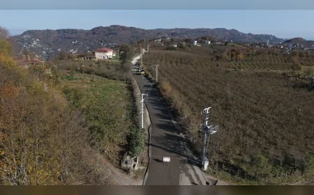 Ordu Büyükşehir Belediye Başkanı Mehmet Hilmi Güler: “Silindirle Sıkıştırılmış Beton Yolla Güzel Bir Eseri Ortaya Çıkaracağız”
