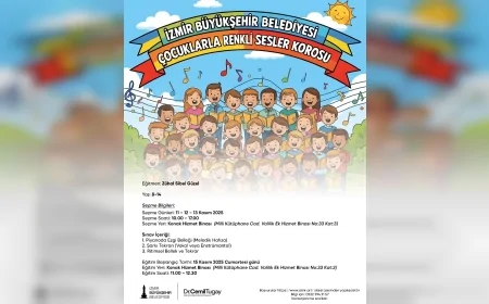 İzmir Büyükşehir Belediyesi “Çocuklarla Renkli Sesler Korosu”nu Kuruyor: Seçmeler 11-13 Kasım’da Başlıyor