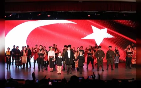 Yenimahalle’de Ulu Önder Gazi Mustafa Kemal Atatürk, Vefatının 87’nci Yılında Anlamlı Gösteriyle Anıldı